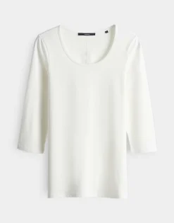 Basicshirt Kain Wit Online Bestellen*OPUS Cheap