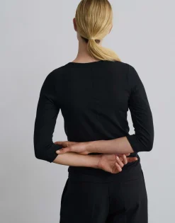 Basicshirt Kain Zwart Online Bestellen*OPUS Best