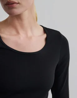 Basicshirt Kain Zwart Online Bestellen*OPUS Best