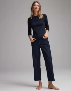 Basic Shirt Smilla Blauw Online Bestellen*OPUS Fashion