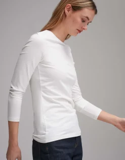 Basic Shirt Smilla Wit Online Bestellen*OPUS Cheap