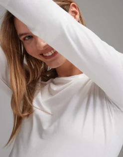Basic Shirt Smilla Wit Online Bestellen*OPUS Cheap