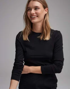 Basic Shirt Smilla Zwart Online Bestellen*OPUS Best