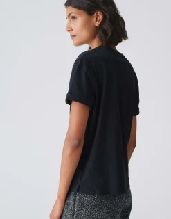 Basic Shirt Sonzi Zwart Online Bestellen*OPUS Hot