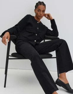 Blazer Jas Neelia Zwart Online Bestellen*OPUS New