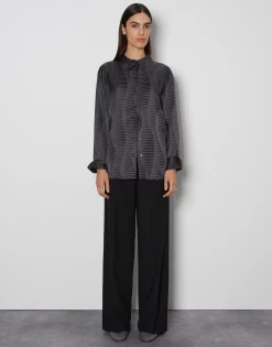 Blouse Met Print Zauryn Grijs Online Bestellen*OPUS Best Sale