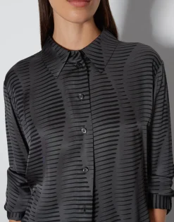 Blouse Met Print Zauryn Grijs Online Bestellen*OPUS Best Sale