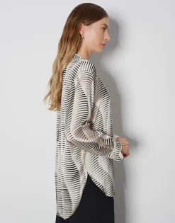 Blouse Met Print Zauryn Wit Online Bestellen*OPUS Cheap