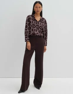 Blouse Met Print Zeline Rood Online Bestellen*OPUS Sale