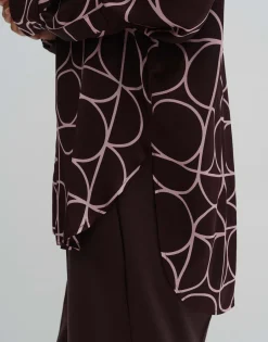 Blouse Met Print Zeline Rood Online Bestellen*OPUS Sale