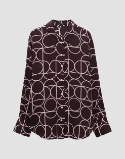 Blouse Met Print Zeline Rood Online Bestellen*OPUS Sale