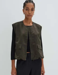 Bodywarmer Noeevi Groen Online Bestellen*OPUS New