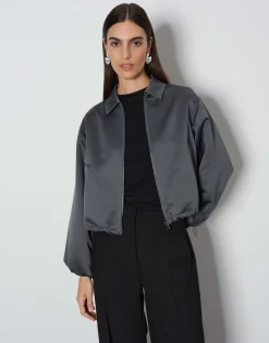 Bomber Noriel Grijs Online Bestellen*OPUS Discount
