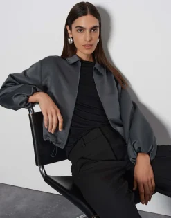 Bomber Noriel Grijs Online Bestellen*OPUS Discount
