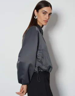 Bomber Noriel Grijs Online Bestellen*OPUS Discount