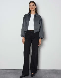 Bomber Noriel Grijs Online Bestellen*OPUS Discount