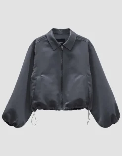 Bomber Noriel Grijs Online Bestellen*OPUS Discount