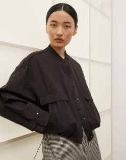 Bomber Norty Zwart Online Bestellen*OPUS Clearance