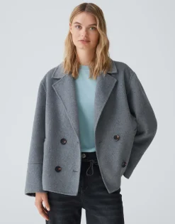 Caban Jas Hilna Grijs Online Bestellen*OPUS New