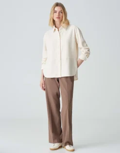 Corduroy Bloes Flevo Wit Online Bestellen*OPUS Hot