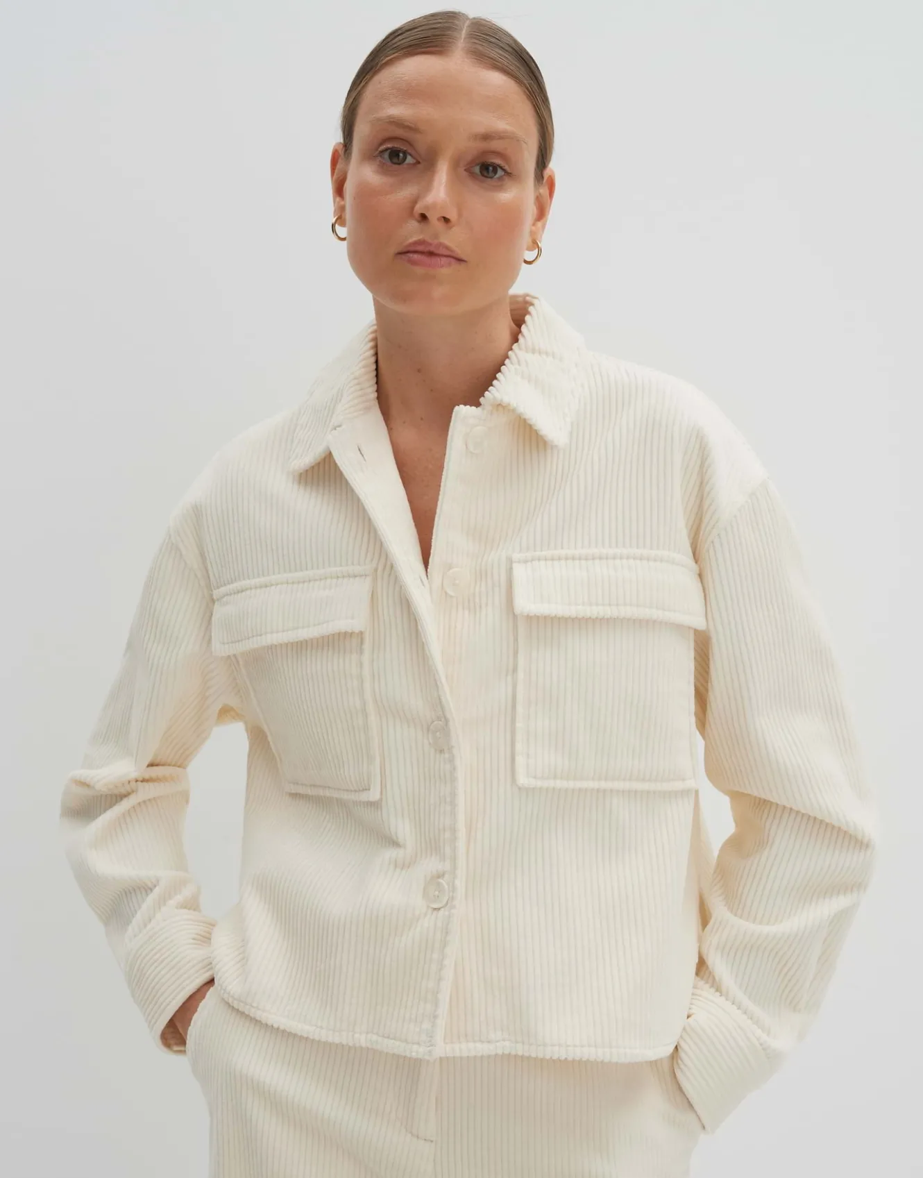 Corduroy Bloes Zohanna Wit Online Bestellen*OPUS Cheap