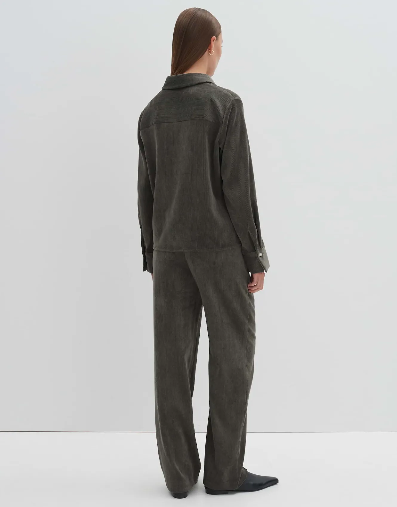 Corduroy Bloes Zortney Detail Groen Online Bestellen*OPUS Online