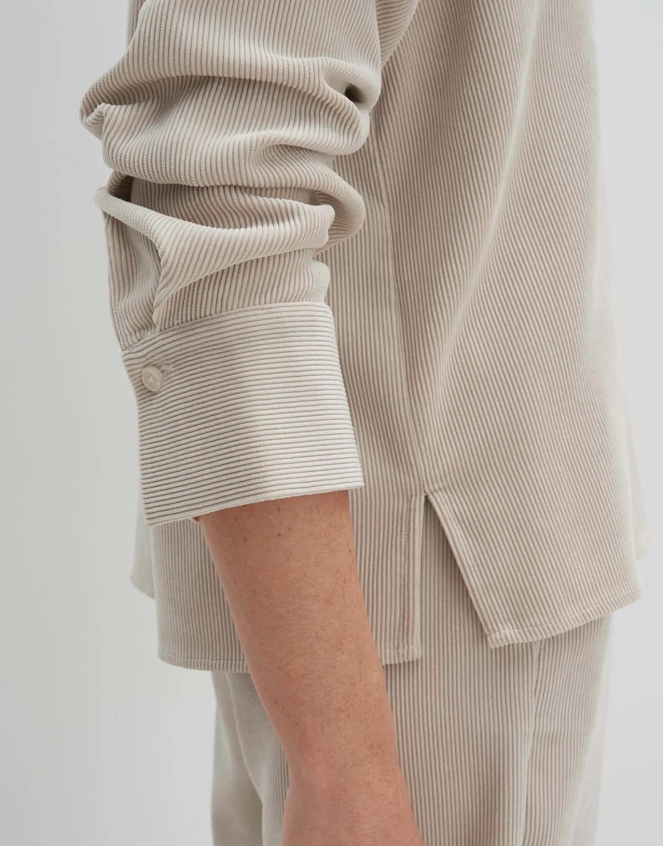 Corduroy Bloes Zortney Detail Beige Online Bestellen*OPUS Cheap