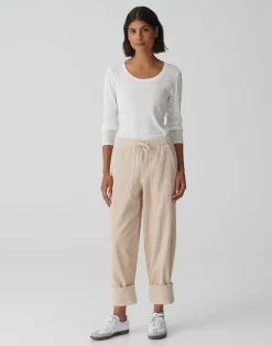 Corduroy Broek Malpi Cargo Beige Online Bestellen*OPUS Online