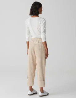Corduroy Broek Malpi Cargo Beige Online Bestellen*OPUS Online