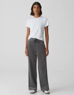 Corduroy Broek Mileni Track Grijs Online Bestellen*OPUS Online