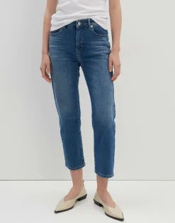 Cropped Relaxed Jeans Corah Blauw Online Bestellen*OPUS Store