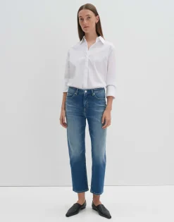 Cropped Relaxed Jeans Corah Iconic Blauw Online Bestellen*OPUS Flash Sale