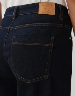 Cropped Wide Jeans Cellma Turn Up Blauw Online Bestellen*OPUS Cheap