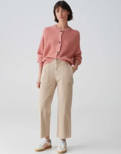 Cropped Wide Jeans Mokoti Work Beige Online Bestellen*OPUS Outlet
