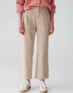 Cropped Wide Jeans Mokoti Work Beige Online Bestellen*OPUS Outlet