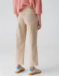 Cropped Wide Jeans Mokoti Work Beige Online Bestellen*OPUS Outlet
