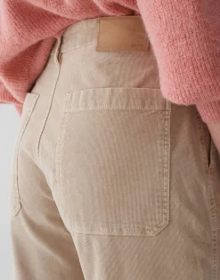 Cropped Wide Jeans Mokoti Work Beige Online Bestellen*OPUS Outlet