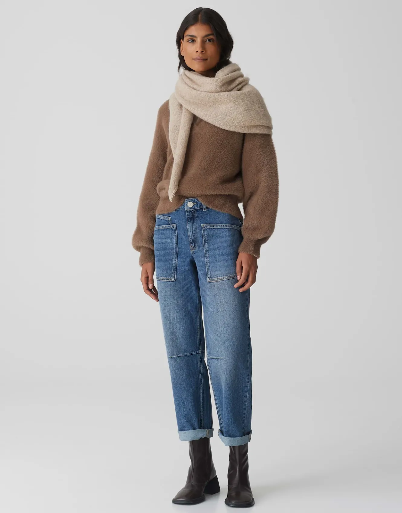 Doek Amadsi Scarf Beige Online Bestellen*OPUS Sale