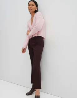 Flared Pants Curinna Detail Rood Online Bestellen*OPUS Best Sale