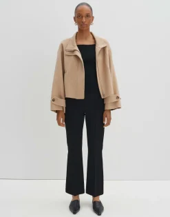 Flared Pants Curinna Detail Zwart Online Bestellen*OPUS Flash Sale