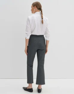 Flared Pants Curinna Mélange Grijs Online Bestellen*OPUS Outlet
