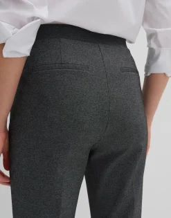 Flared Pants Curinna Mélange Grijs Online Bestellen*OPUS Outlet