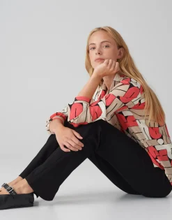 Flared Pants Erja Sporty Zwart Online Bestellen*OPUS Sale
