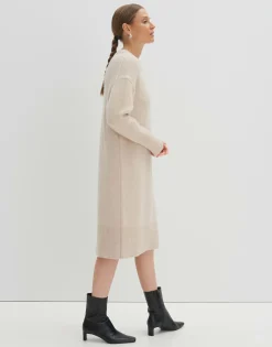 Gebreide Jurk Qiola Beige Online Bestellen*OPUS Best