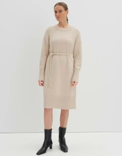 Gebreide Jurk Qiola Beige Online Bestellen*OPUS Best