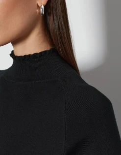 Gebreide Jurk Quarisi Zwart Online Bestellen*OPUS Online