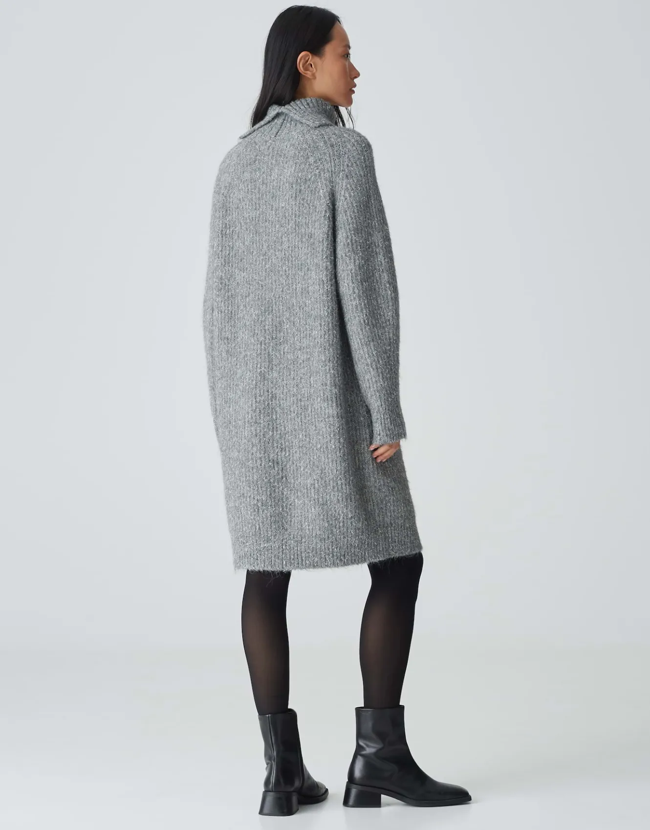 Gebreide Jurk Wakona Grijs Online Bestellen*OPUS Cheap