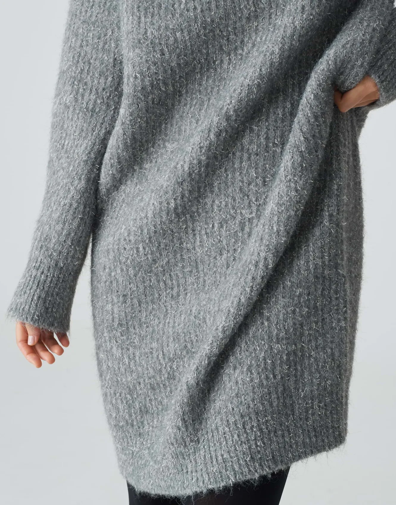 Gebreide Jurk Wakona Grijs Online Bestellen*OPUS Cheap