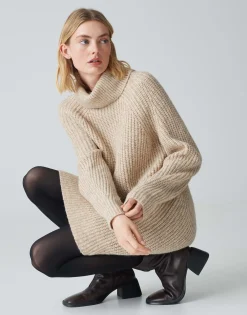 Gebreide Jurk Wakya Beige Online Bestellen*OPUS Fashion