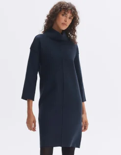 Gebreide Jurk Wingela Blauw Online Bestellen*OPUS Clearance